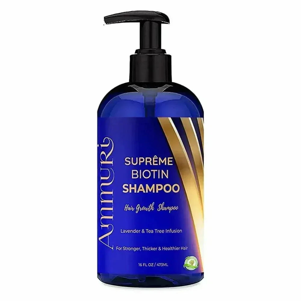 Ammuri Biotin Haircare Set โ Anti-Hair Loss Shampoo & Strengthening Hair Serum for Men & Women