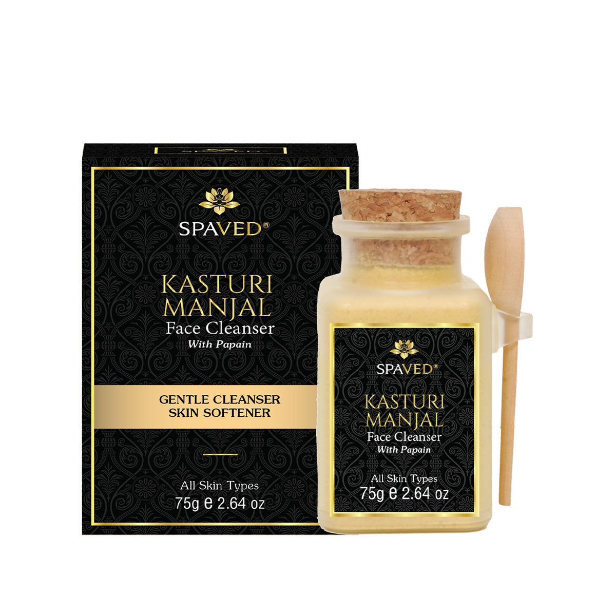 Kasturi Manjal Face Cleanser - For a Brighter Smoother Complexion-2